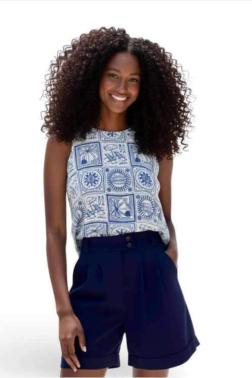 BLUSA ESTAMPA BUZIOS